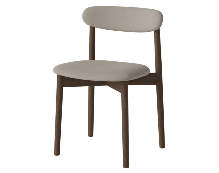Merge Upholstered Dining Chair Dark Oak, sand