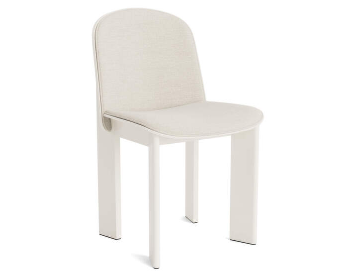 Chisel 65 Chair, cream white lacquered beech / Mode 011