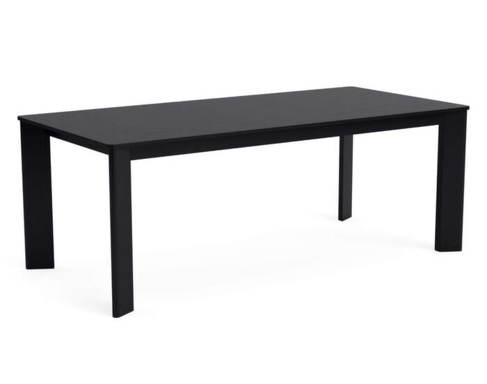 Chisel 30 Table Rectangular 200x95, black lacquered oak