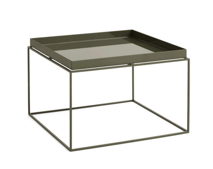 Stolek Tray Table 60x60, olive green