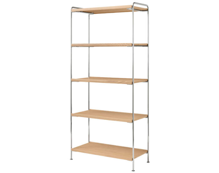 Alima Shelving NDS6, chrome / oak