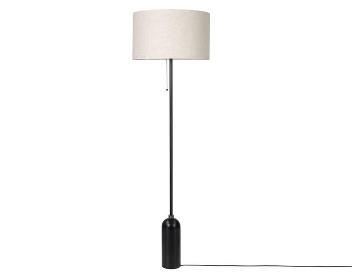 Gravity-floor-lamp-blackened-steel-canvas-shade