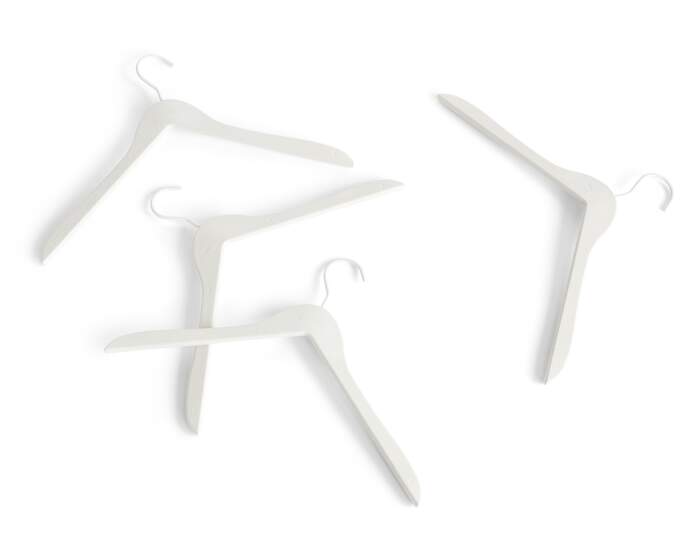 Coat Hanger set 4 ks, white