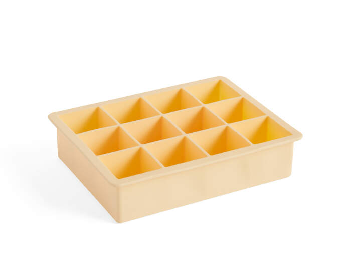 Ice Cube Tray XL, light yellow