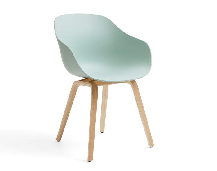 AAC 222 Chair Oak, dusty mint