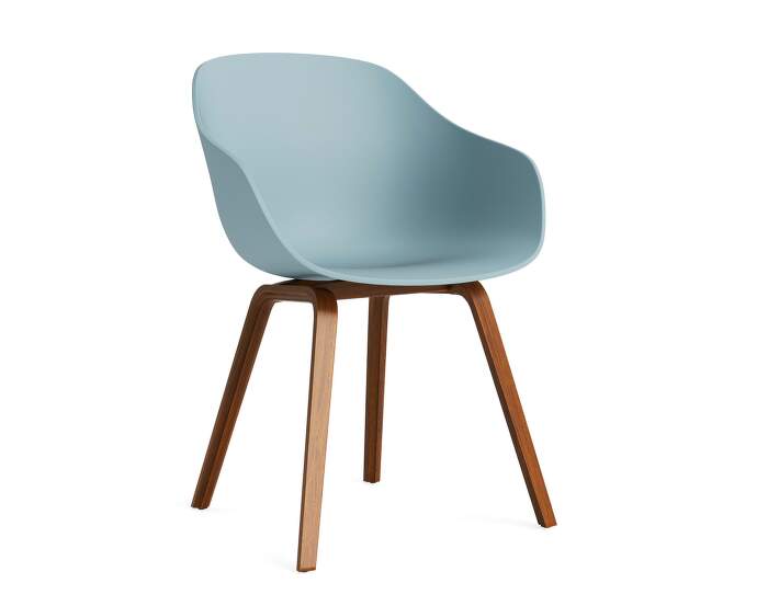 AAC 222 Chair Walnut, dusty blue