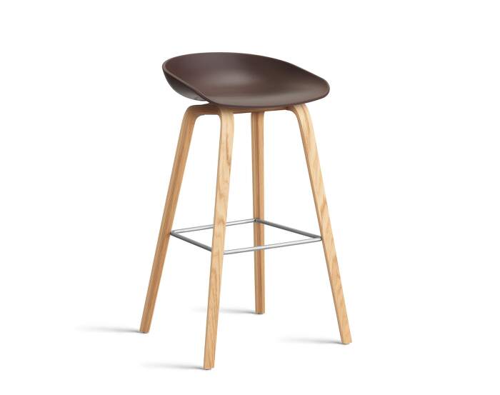 AAS 32 Bar Stool High Oak, raisin