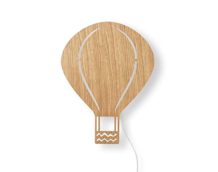Air Balloon Lamp, oiled oak