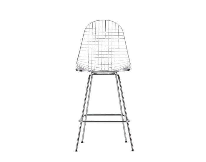 Eames Wire Counter Stool Low, chrome