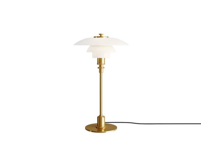 PH 2/1 Table Lamp, brass metallised
