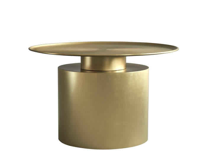 Pillar Table Low, brass