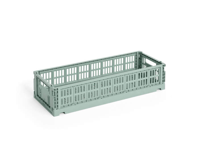 Colour Crate Mini Oblong, sage green