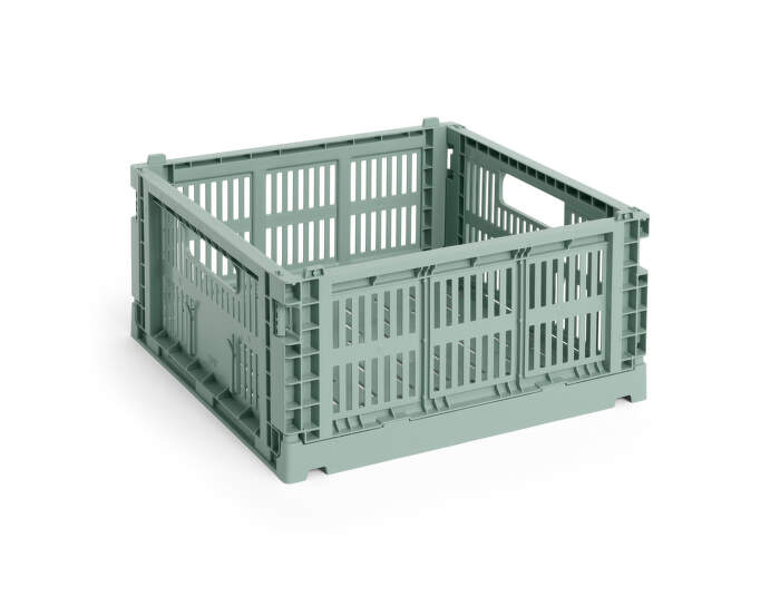 Colour Crate Medium Square, sage green