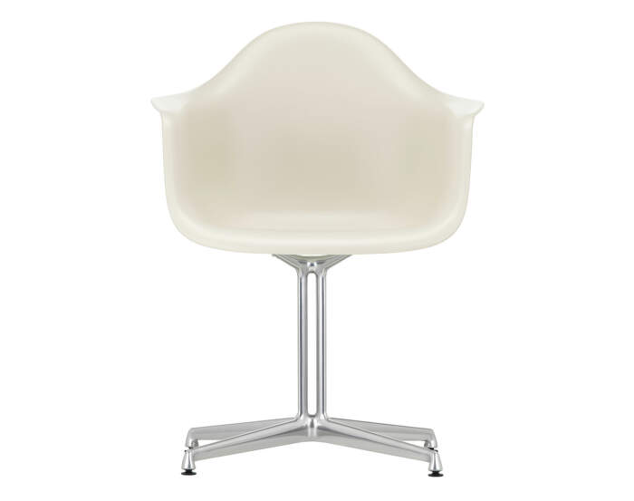 Stolička Eames DAL, pebble/polished aluminium