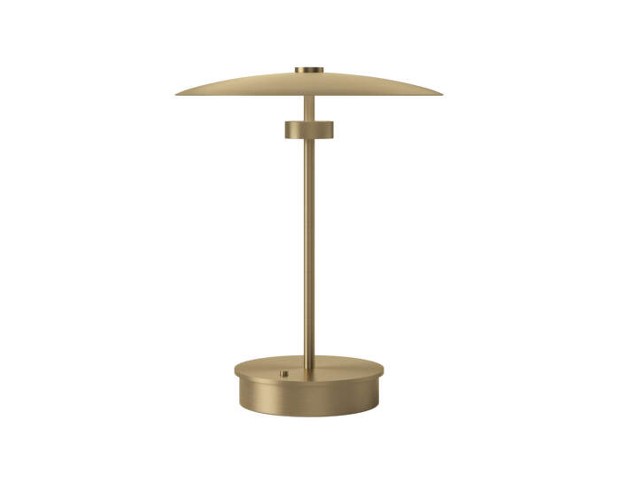 Reflection Portable Lamp, brass lacquered aluminium