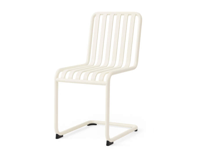 Palissade Cantilever Chair, cream white