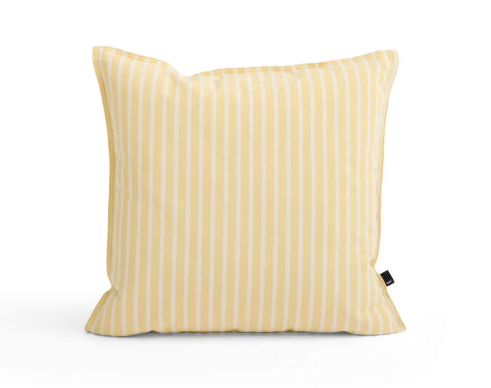 Terrazza Cushion, yellow bold stripe