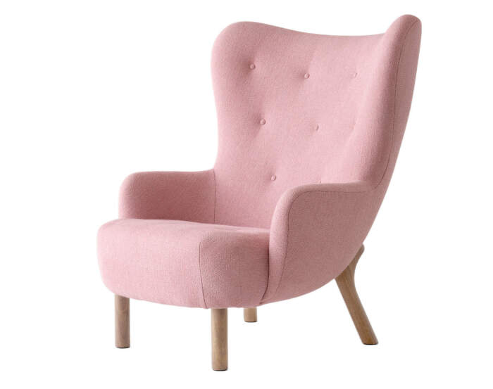 Petra VB3 Lounge Chair, oak/Ecriture 0640