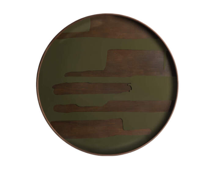 Second Nature Tray Round XL, moss