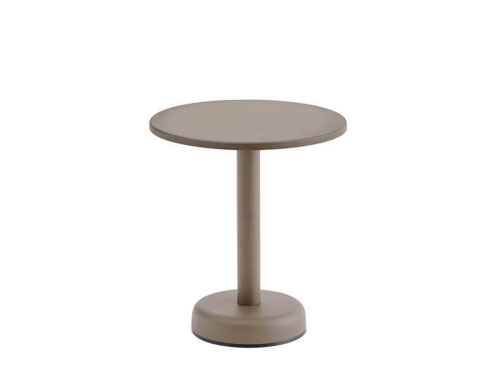 Linear Steel Coffee Table Ø42, taupe