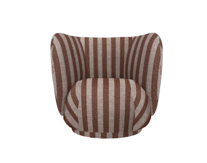 Rico Lounge Chair Louisiana, sand/chocolate