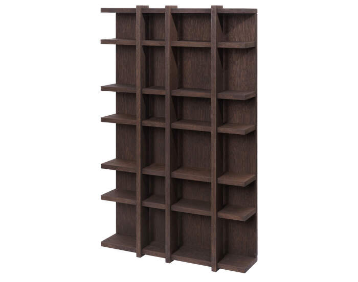 Tilem Shelf 4x6, dark stained oak