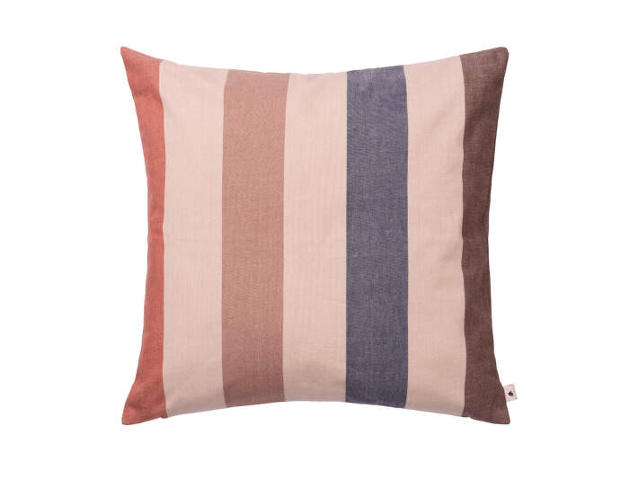 Strand Outdoor Cushion, cashmere/mocha/indigo blue