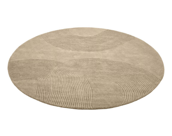 Zen Round Rug Ø250 cm, beige