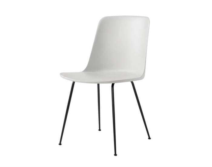 Rely Side Chair HW6, black / oyster