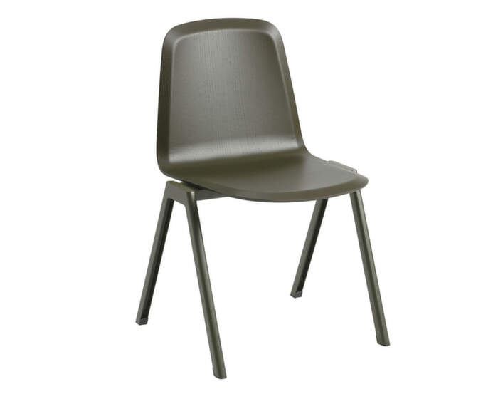 Brink Chair A-Base, dark olive