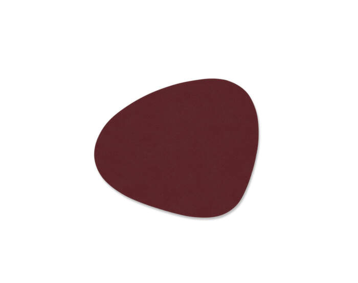 Glass Mat Curve Nupo, burgundy
