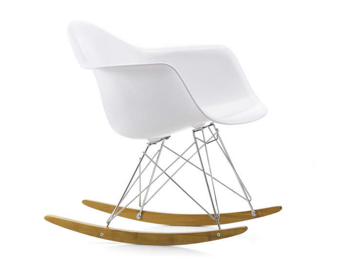 Houpací křeslo Vitra Eames Chair RAR, golden maple