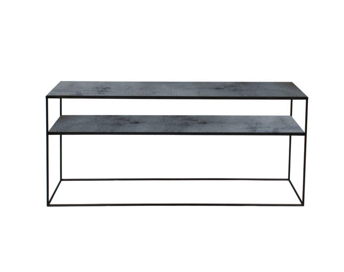 Charcoal-sofa-console