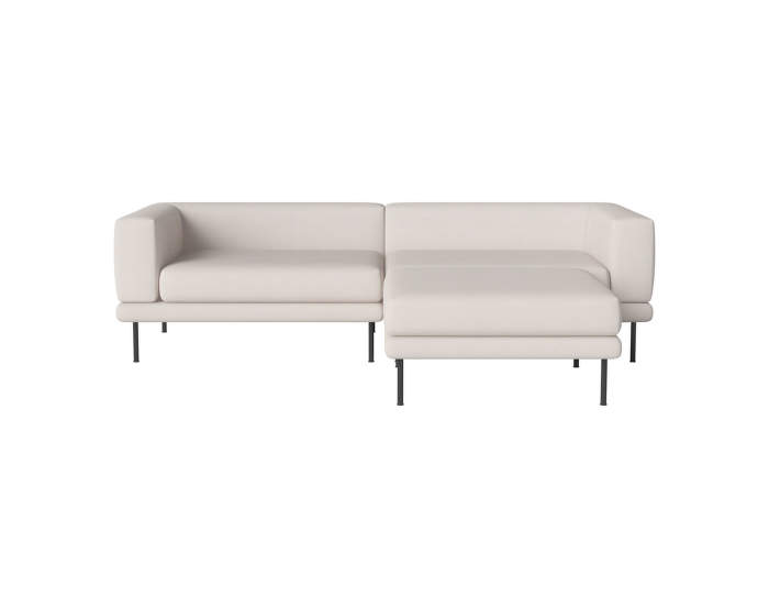 Jerome 2 modules with pouf - right, Linea - Beige