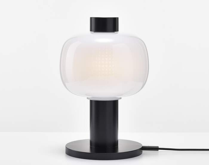 Bonbori Small PC1164 Lamp, triplex opal / black