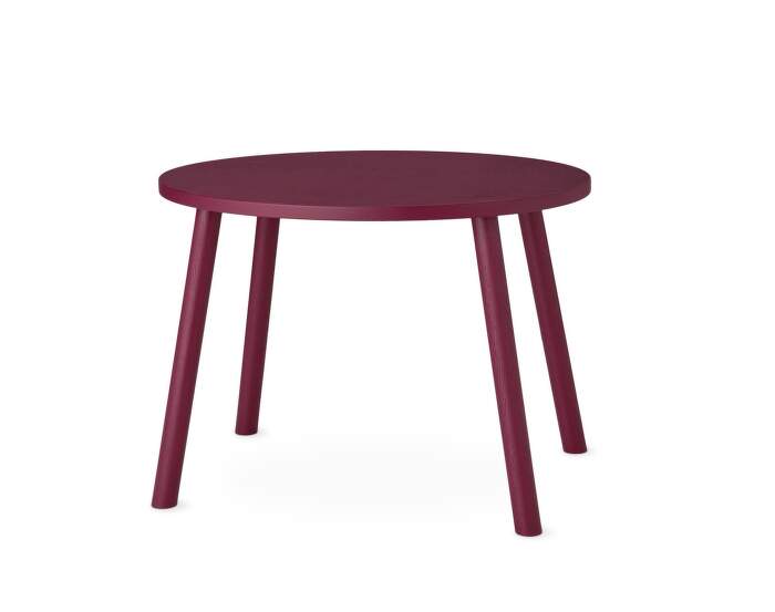 Mouse table, burgundy