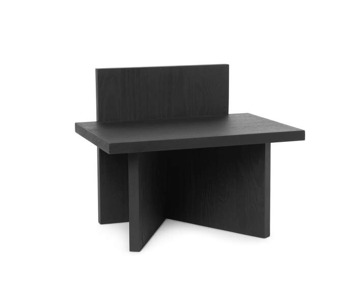 Oblique Stool, black ash