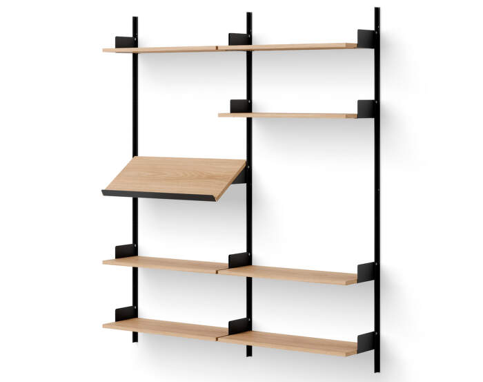 Living Shelf, oak/black