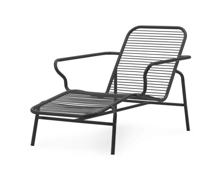 Vig Chaise Longue, black