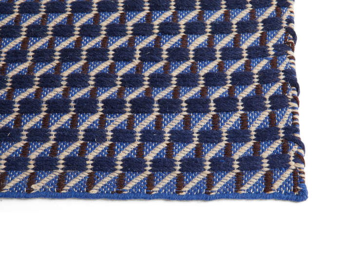 Channel Rug, blue / white