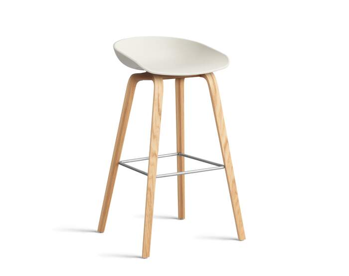 AAS 32 Bar Stool High Oak, melange cream