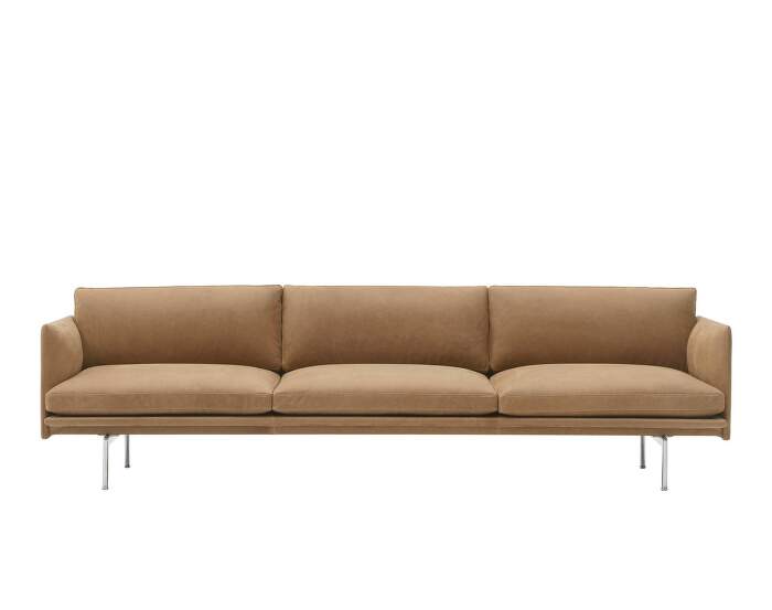 Outline 3.5-seater Sofa, Cognac