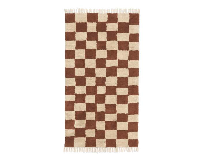 Mara Washable Rug, rust/warm sand