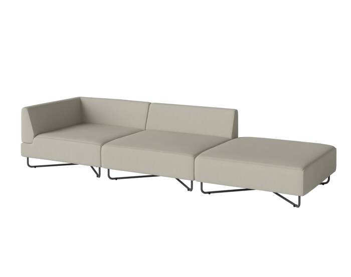 Orlando Garden Sofa 3-seater w. Open End Right, Brezza sand