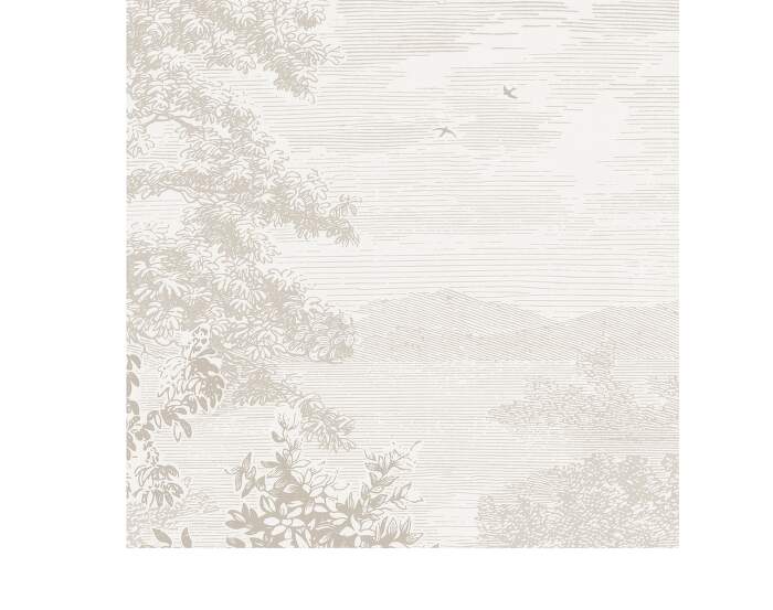 Etched Landscape Wallpaper 9476W