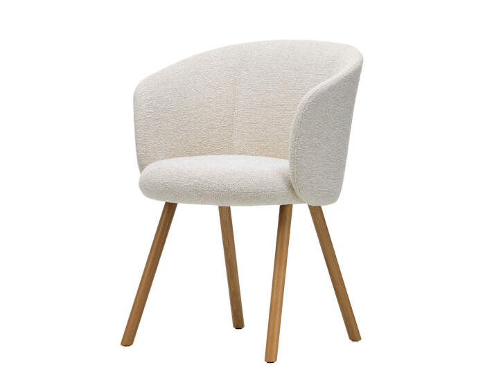 Mikado Armchair Natural Oak, ivory/pearl