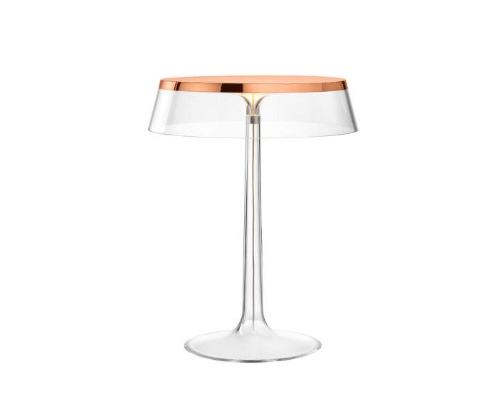 Bon Jour Table Lamp, copper/transparent