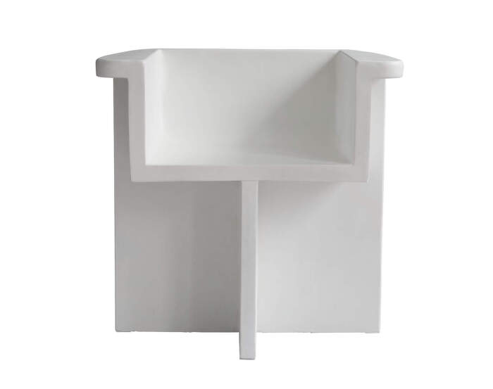 Brutus Dining Chair, bone white