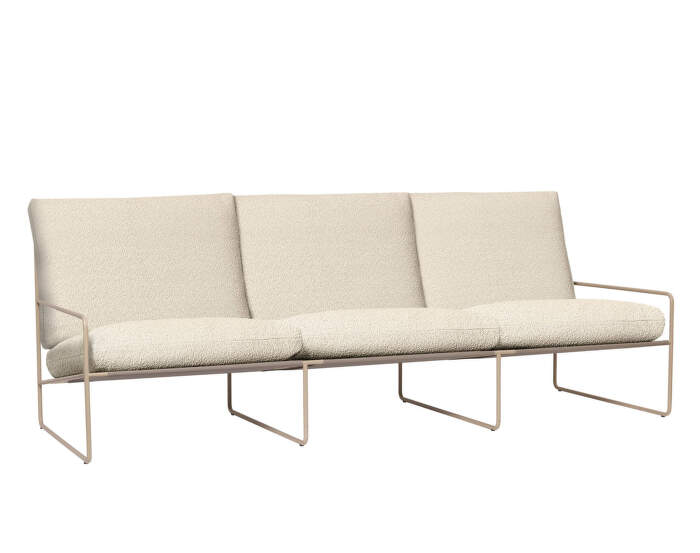 Desert 3-seater, cashmere/off-white