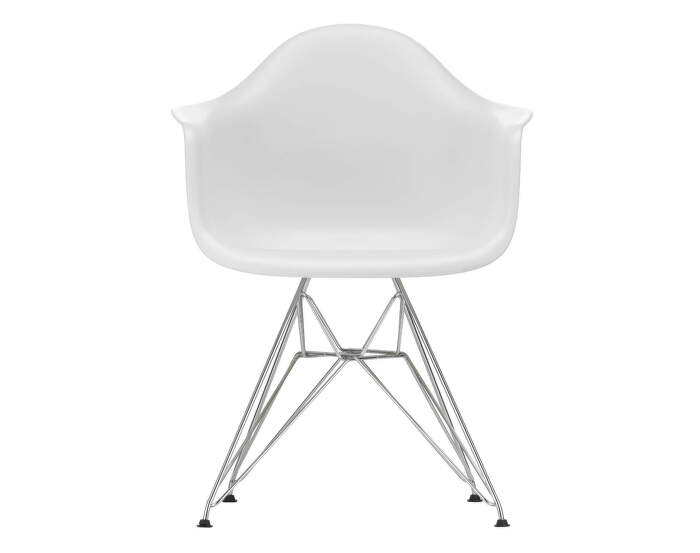 Eames Plastic Armchair DAR, cotton white